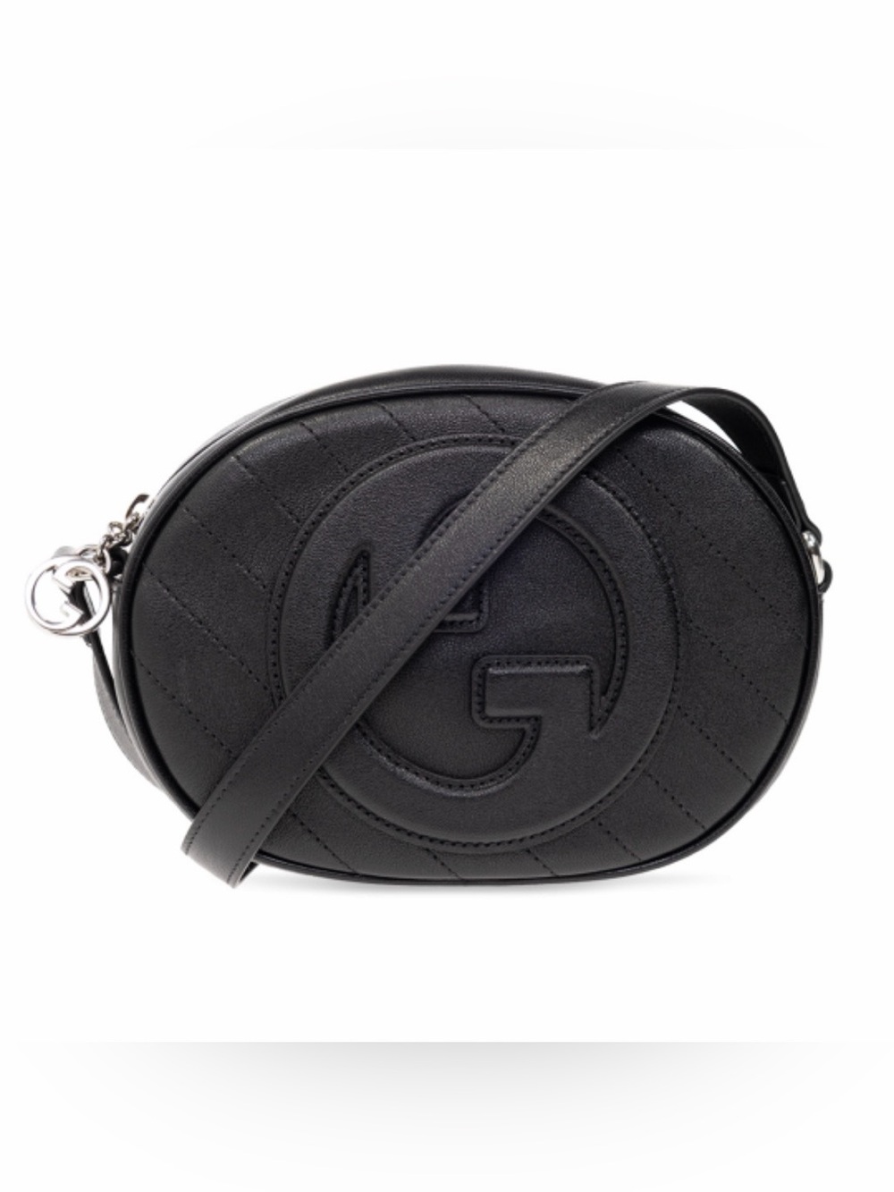 GUCCI Blondie GG logo leather crossbody bag